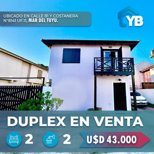 Duplex En Venta En Mar Del Tuyu