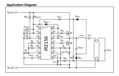 Ir2156s Circuito Integrado Smd De Control De Balasto
