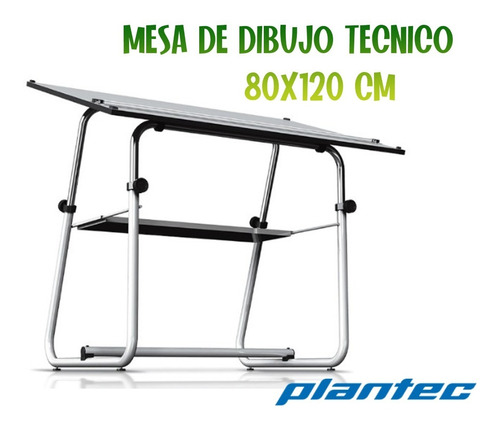 Mesa Dibujo Plantec Completa Paralela-bandeja-tablero 80x120