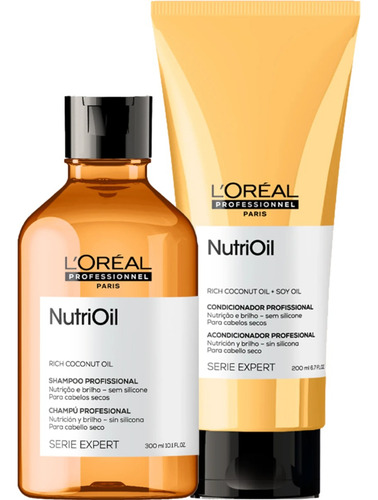 Kit Loreal Nutrioil - Shampoo 300ml E Condicionador 200ml