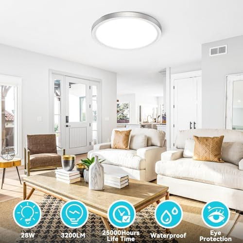 Lámpara De Techo Led De Montaje Empotrado De 12 Pulgadas, 30