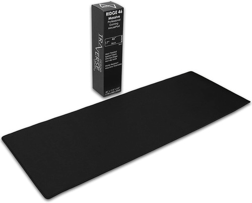 Mouse Pad Negro Xxl Escritorio 46 X 17 Pulgadas