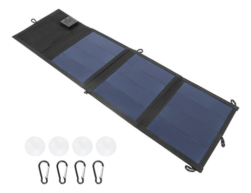 Cargador De Panel Solar 15w 5v Bolsa De Carga Plegable Portá