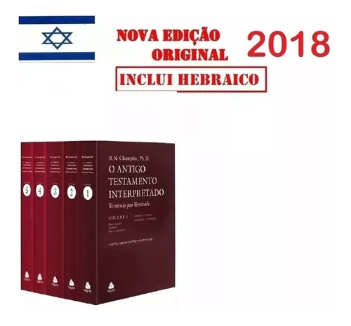 Antigo Testamento Interpretado Champlin 5 Volumes 2018
