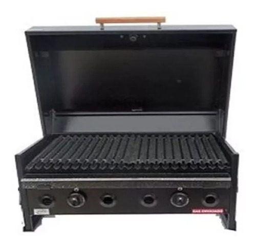 Parrilla A Gas Natural Envasado 70x60 Carro Pizzera Ahumador