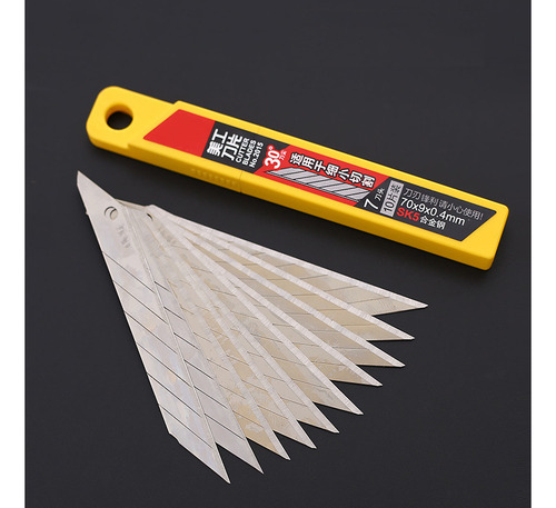 Repuesto Para Cutters 30° Caja Con 10 Piezas Compatible 9mm
