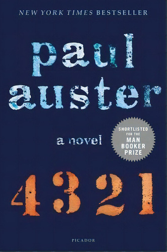 4 3 2 1, De Paul Auster. Editorial Picador Usa, Tapa Blanda En Inglés