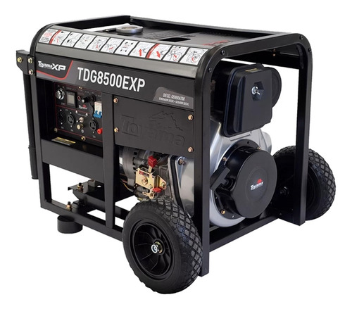 Gerador De Energia À Diesel 7kva Avr Mono 230/115v Toyama