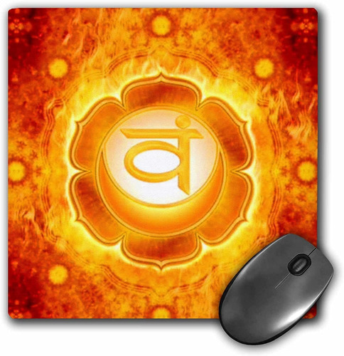 Mouse Pad Segundo Chakra 8 X 8 Pulgadas