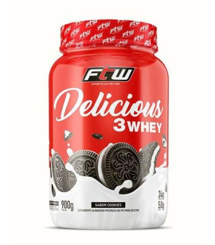 Delicious 3 Whey - 900g Cookies - Ftw