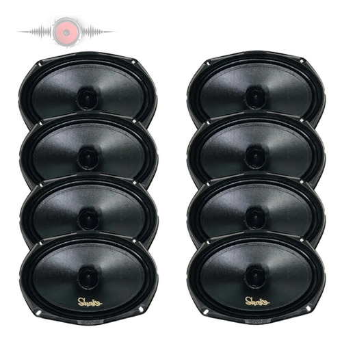 Alto Falante Snake 6x9 260w Rms 4 Ohms 4 Pares Envio Rápido