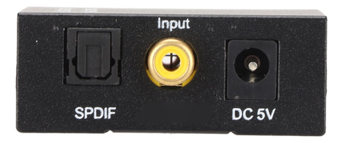 Convertidor Óptico A Analógico Digital Spdif De Aleación De