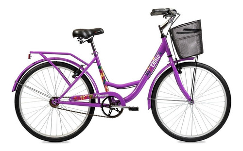 Imagen 1 de 2 de Bicicleta urbana Olmo Primavera 265 frenos v-brakes color violeta  
