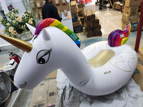 Unicornio Salvavidas Montable Jumbo 275 Mts Flotador (Usado)