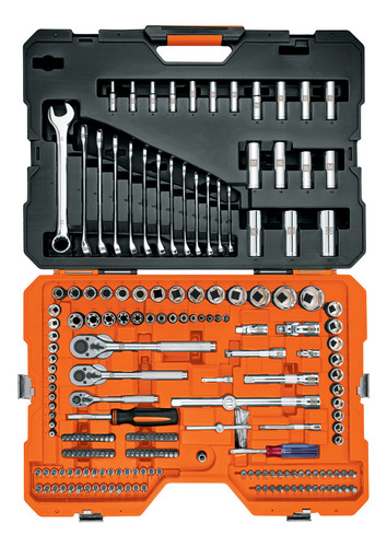 Juego Autoclé Cuadro 1/4 3/8 Y 1/2' 210 Pzs Std Y Mm 15695