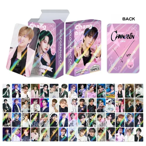 Stray Kids Changbin トレカ 大量セット 86枚 Cartões Lomo Holográficos Stray Kids Member Changbin De 124