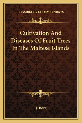 Libro Cultivation And Diseases Of Fruit Trees In The Malt...