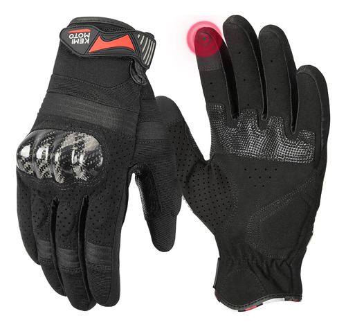 Guantes De Motocicleta De Conducción Táctil Talla L