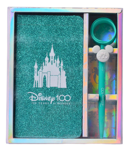 Set Cuaderno, Regla Y Boligrafo Disney 100 Años Kit Mooving