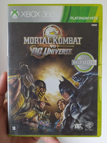 Mortal Kombat Vs Dc Universe Original Mídia Física Xbox 360