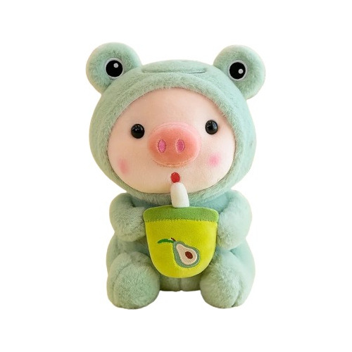 Peluche Chanchito Con Disfraz Kawaii 20cm