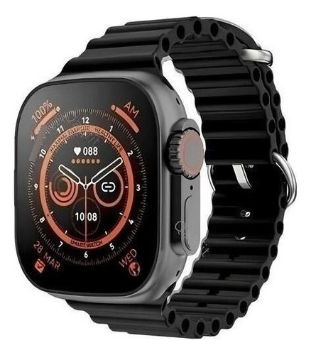 Smartwatch X8 Ultra Serie 8 49mm Nfc - Preto Cor da caixa Dourado