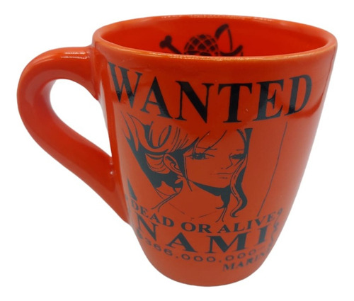 Taza Once Piece Cartel De Se Busca Nami