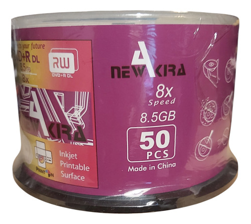 Dual Layer 8.5gb Newakira Printable X 50 Unidades Ramosmejia