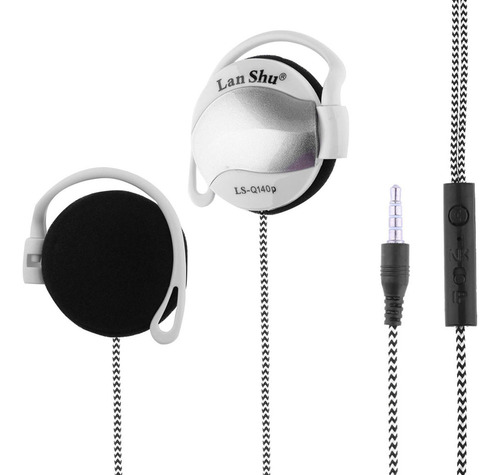 Gancho Para Auriculares Deportivos De 3,5 Mm Con Micrófono P