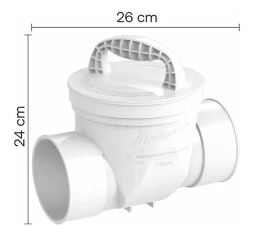 Valvula Cople Anti-retorno 4 Abs C/tapa Fleximatic 2644 4pza