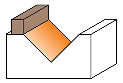 Cmt 81512711b Vgrooving Bit 12 Pulgadas De Diámetro 14 Pulga