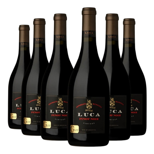 Imagen 1 de 1 de Vino Luca Pinot Noir Caja X 6 X 750ml.