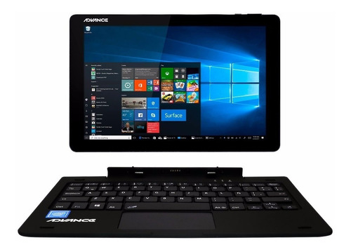 Laptop 2 En 1 Advance Cn4046 10.1' Atom 2gb 32gb Tactil Desm