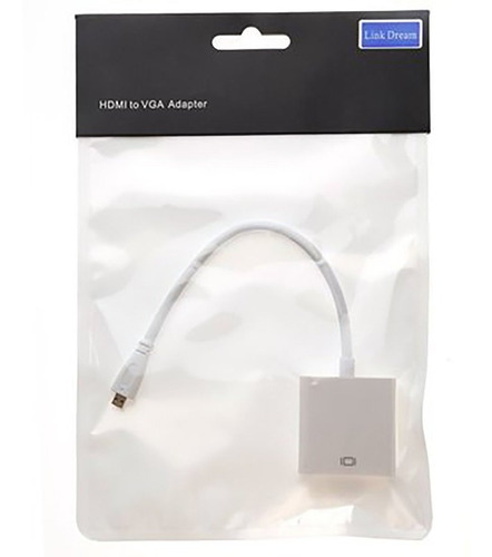 Htv18 1080p Micro Hdmi To Vga Adaptador De Conversor De Víd