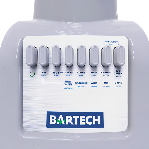 Licuadora 750w Plástico 2l Botonera 10vel Bartech B1 Gris