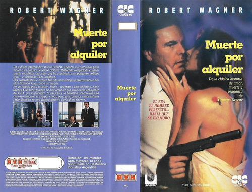 Muerte Por Alquiler Vhs Robert Wagner This Gun For Hire