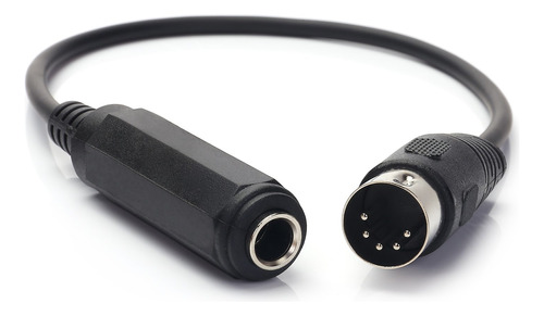 Adaptador De Cable Midi De 6.35mm (1/4) Trs Din De 5 Pi...