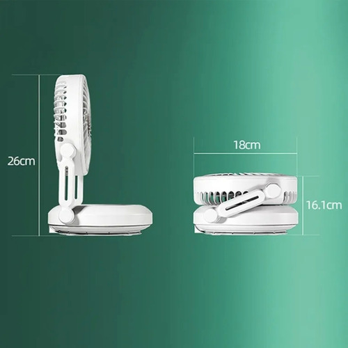 Ventilador Portatil 3 Aspas Usb Luz Led Bighouse
