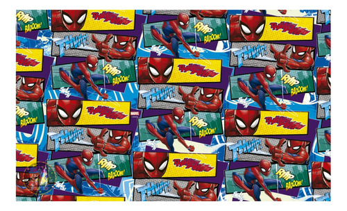 25 Pliegos Papel Envolver S Fiesta Personajes 70x51cm Spider Man Hombre Araña