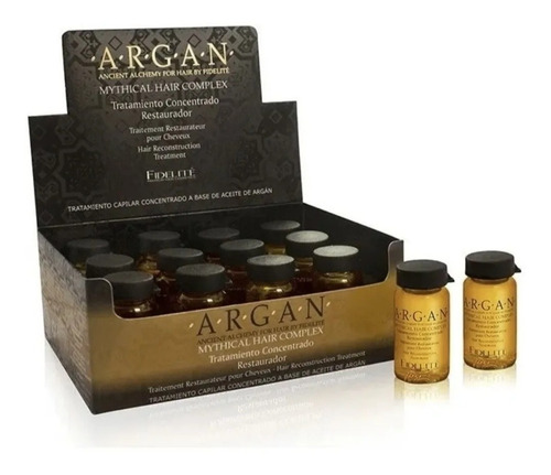 Caja 12 Ampollas Argán Mythical Hair Complex 15ml - Fidelité