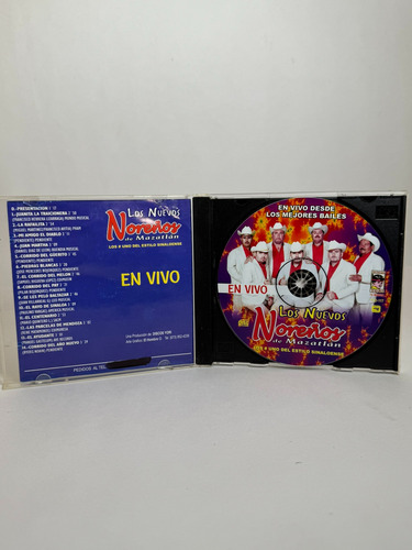 Disco Original De Los Nuevos Noreños De Mazatlan En Vivo Estándar