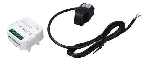 Medidor De Energia Monofásico Preto Preto Wifi Monitor Smart