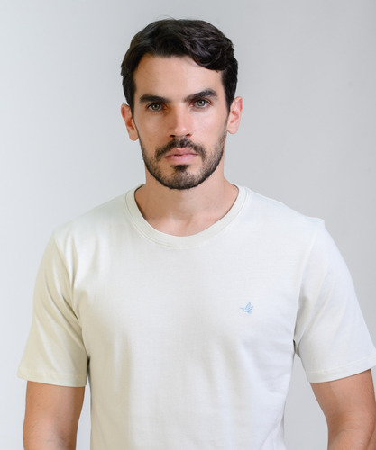 Remeras Hombre Brooksfield Algodón Premium Lisa Moda 1091b