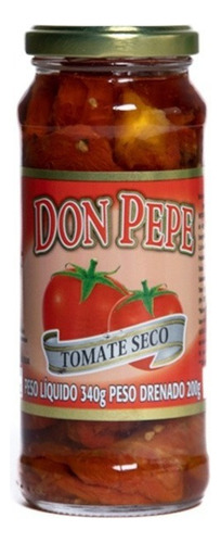 Tomate Seco Em Conserva Don Pepe Vidro 340g