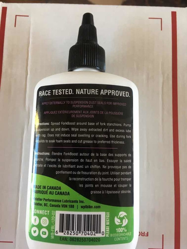 Imagen 2 de 3 de Lubricante Y Limpiador De Horquillas Bicicleta Mtb