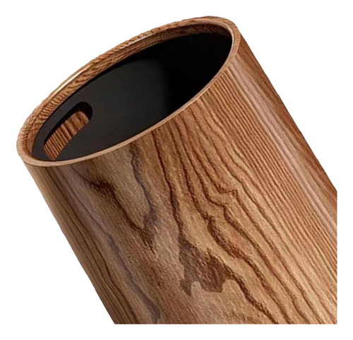 Papelera De Grano De Madera, Papelera De Moda, Cesta De 15l