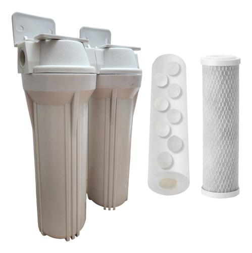 Kit Repuestos Filtro Doble Industrial Siliphos Y Carbon