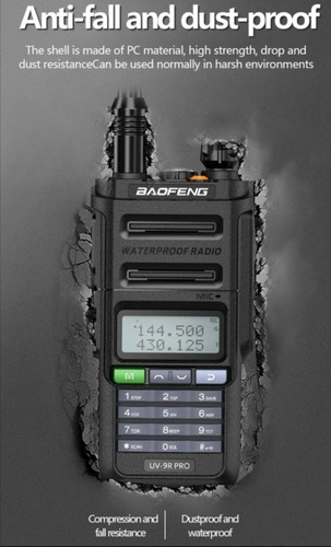 Imagem 1 de 10 de Rádio Baofeng Uv-9r Pro (ou Motorola Dp2800) Lançamento 10w