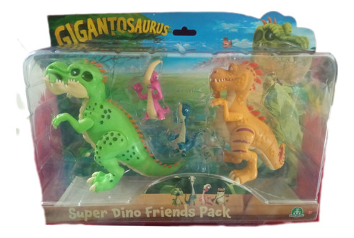 Gigantosaurus Super Dino Friends  Pack Con 4 Dinosaurios 