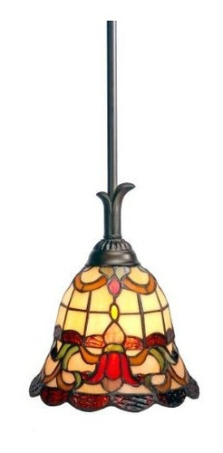 Dale Tiffany Th70101 Freeport Mini Colgante De Luz, Bronce